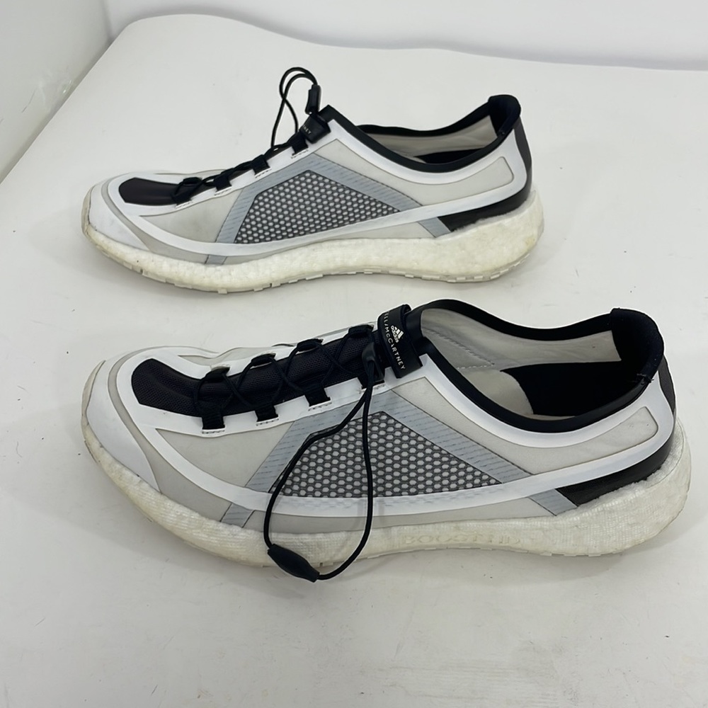 Adidas Stella McCartney Shoes PulseBoost HD Women’s 9.5 White Cream Laces G28329 - Picture 6 of 17